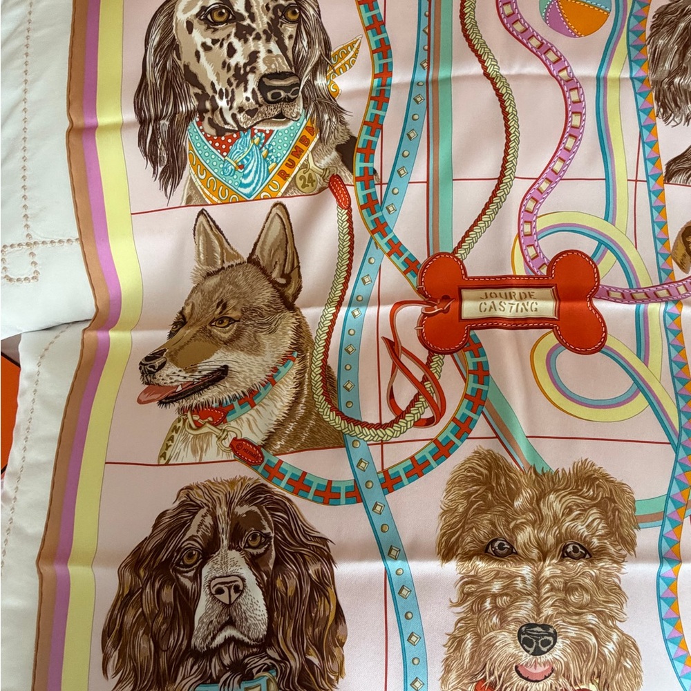Hermes Jour de Casting scarf 70 - Picture 3 of 11